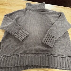Aerie Tan Turtleneck Sweater